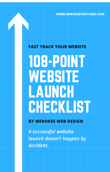 Cover of the 108-point Website Launch Checklist PDF