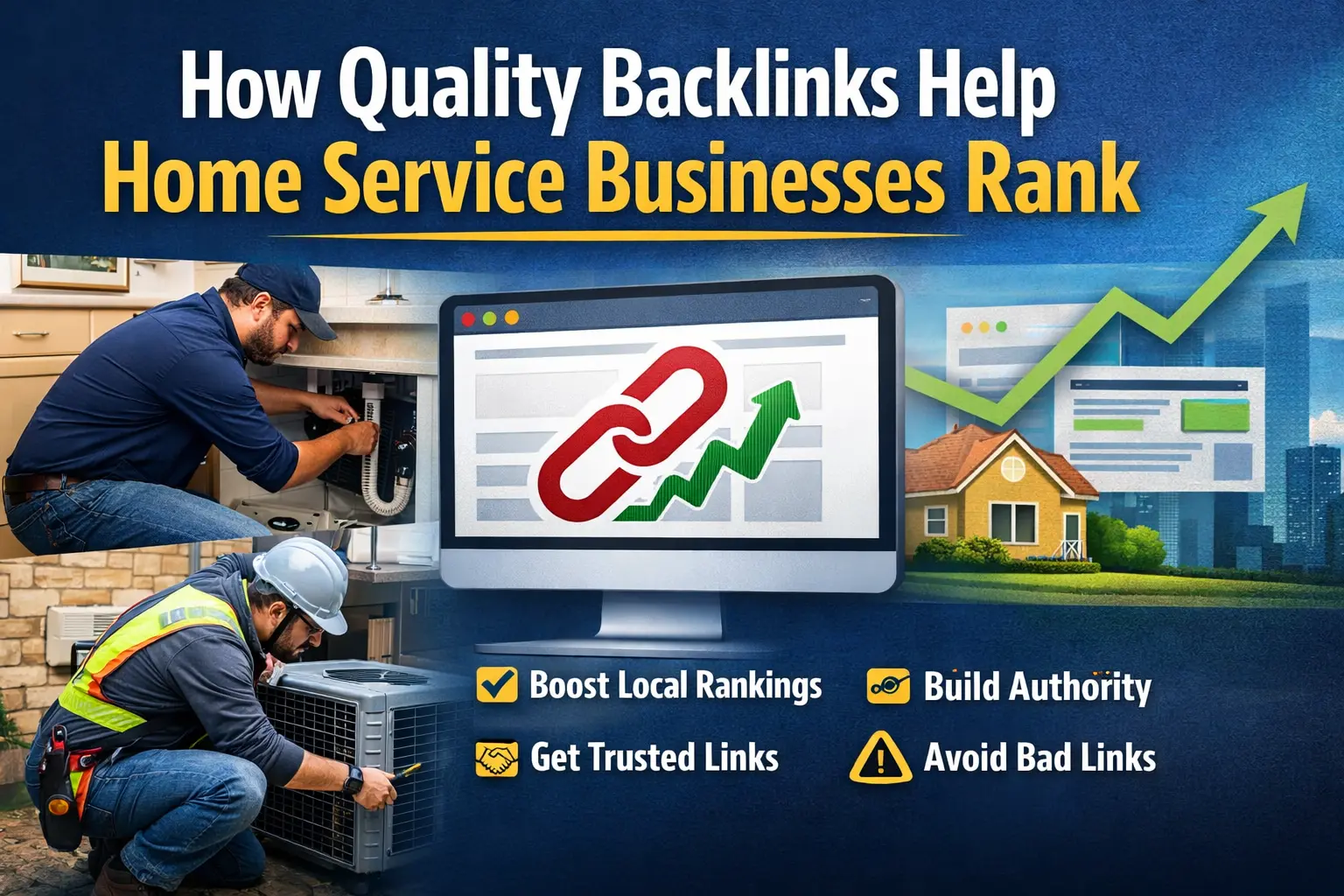 How Quality Backlinks Help Home Service Businesses Rank