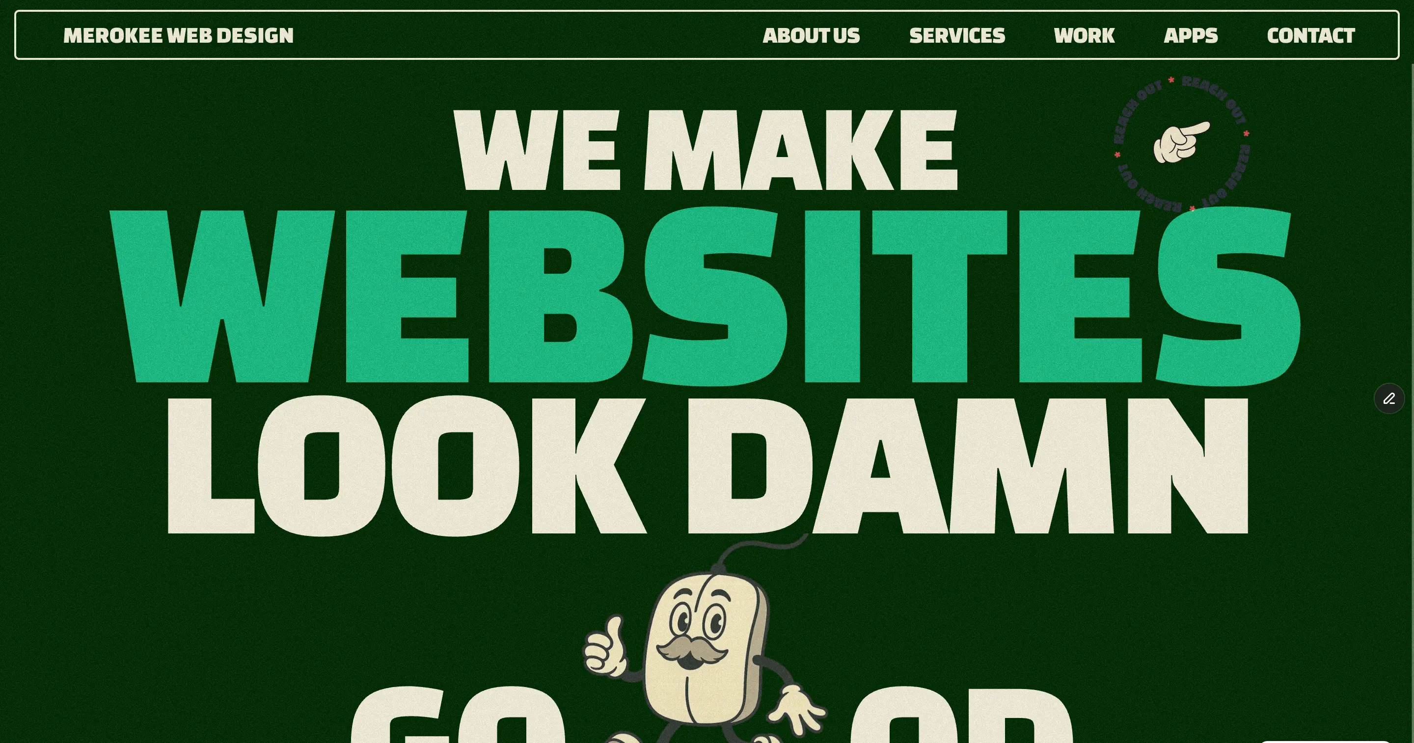 Modern responsive website design and development example