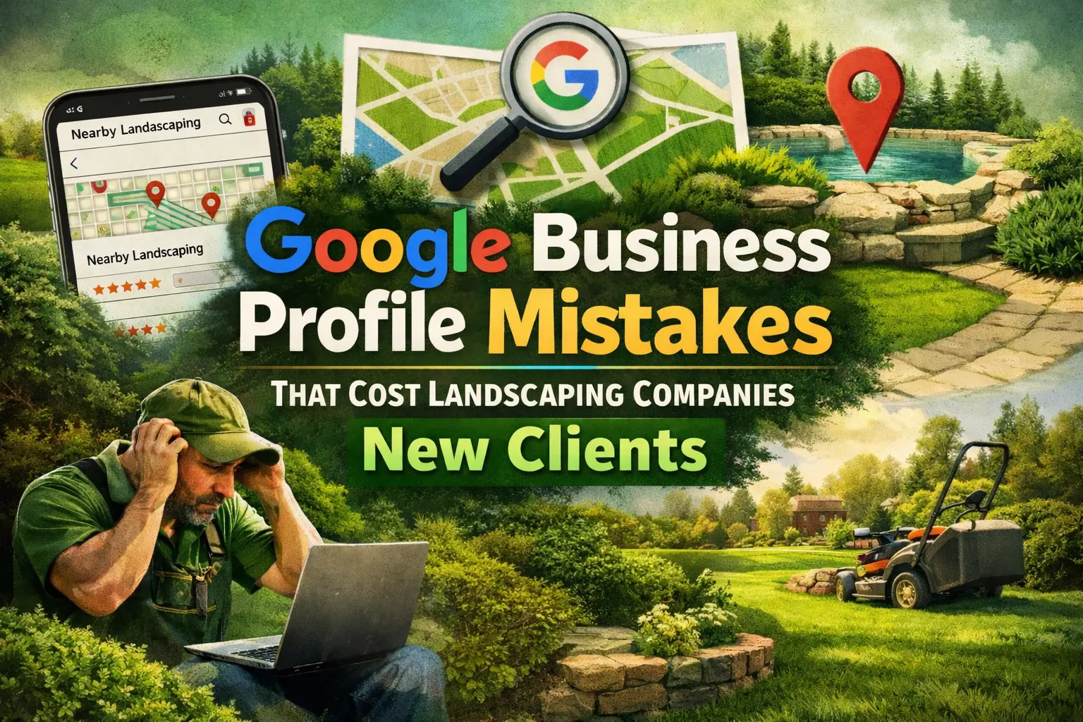 Google Business Profile Mistakes That Cost Landscaping Companies New Clients